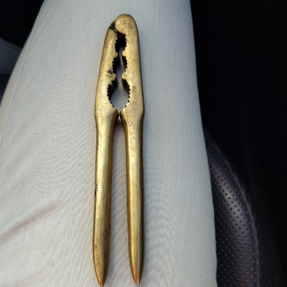 Vintage Brass Nutcracker